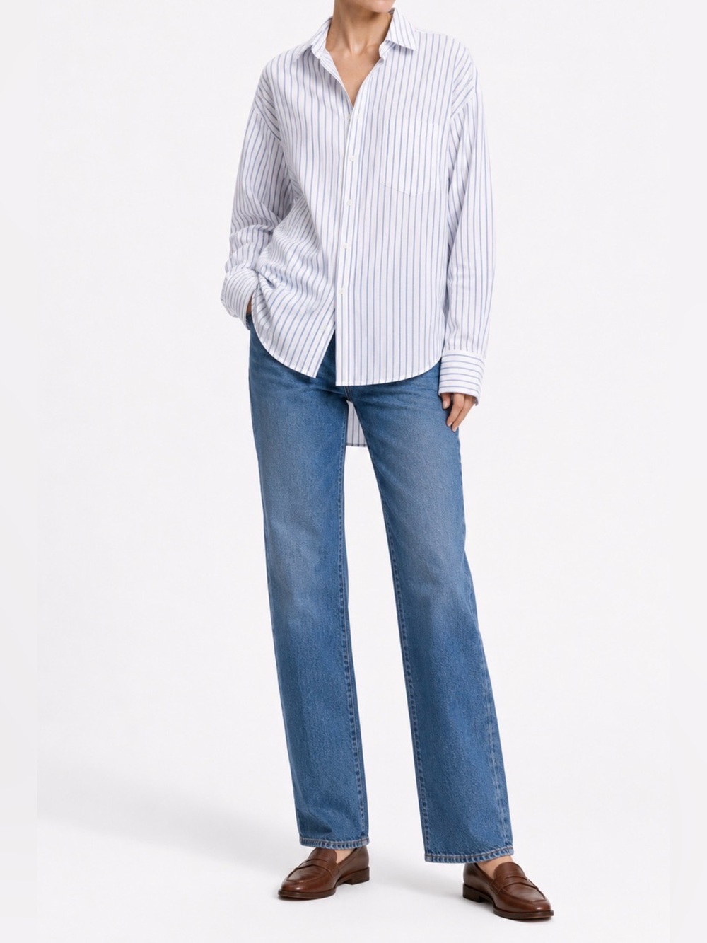 Frank & Eileen Striped Eileen Top